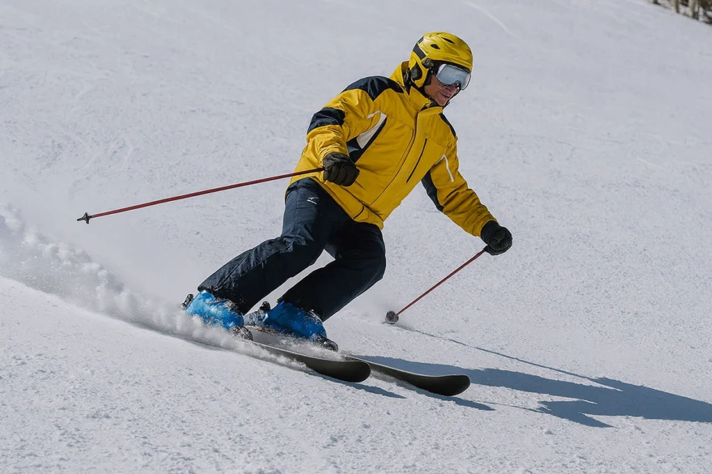 Skiing Technique on Ice