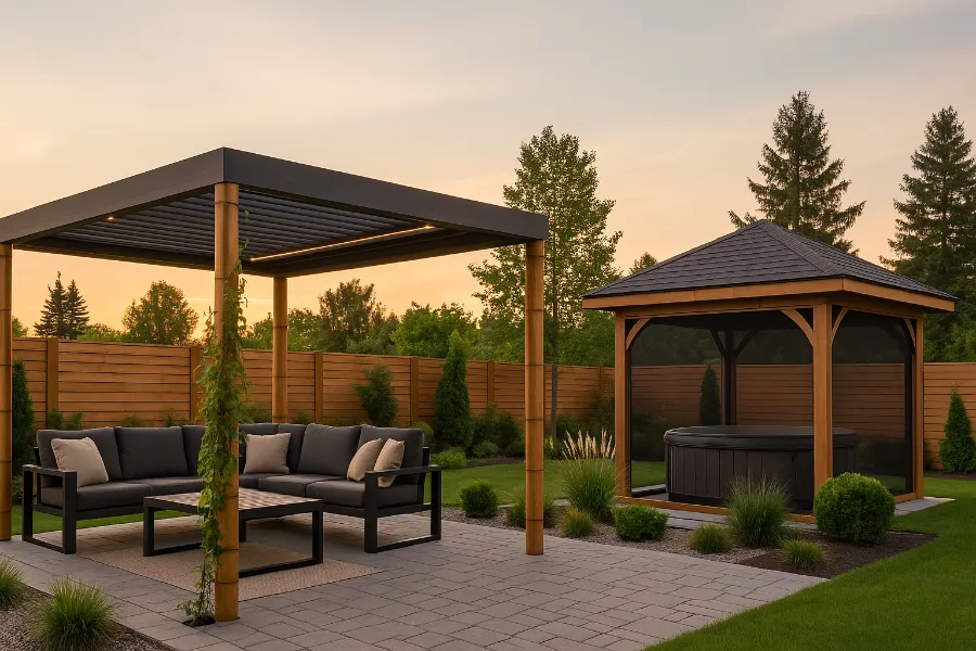Trends in Outdoor Living Gazebos and Pergolas