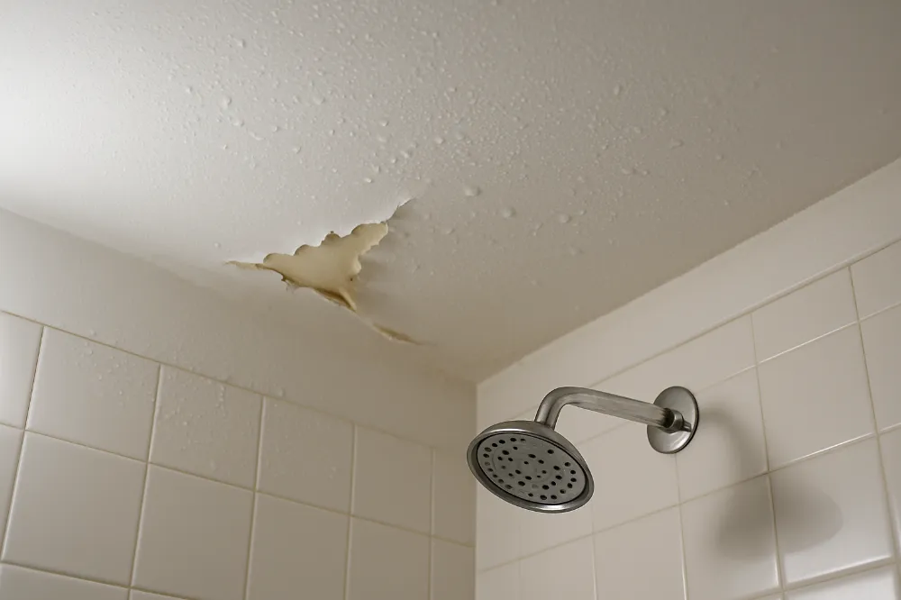Bathroom Paint Peels After a Shower 1