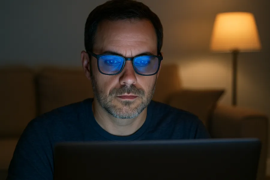 Manfaat Menggunakan Kacamata Blue Light di Malam Hari