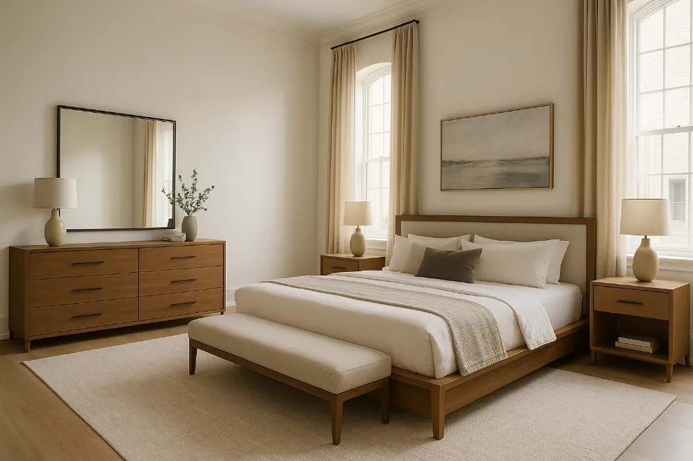 Elegant Bedroom Design Ideas for Tall Ceilings 2