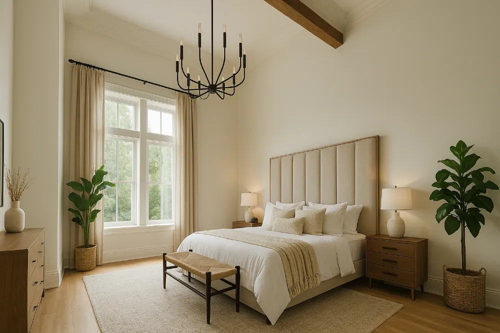 Elegant Bedroom Design Ideas for Tall Ceilings 3