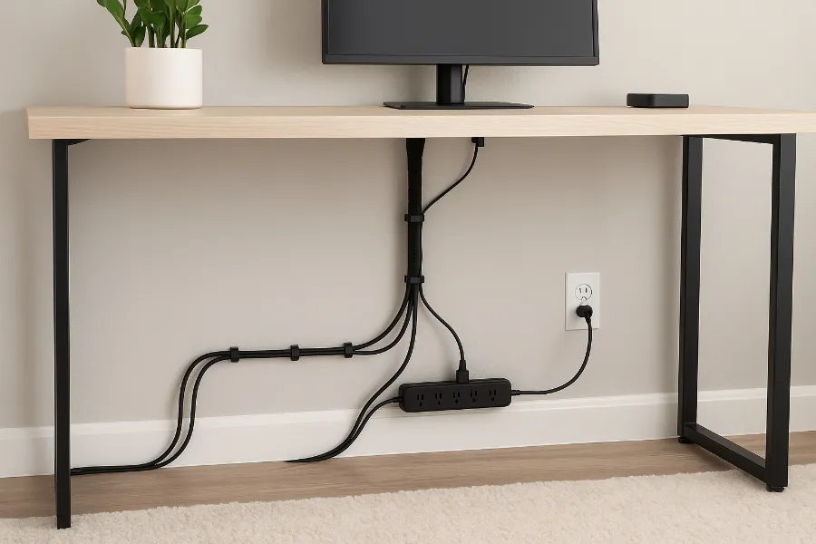 Hide Cable Clutter in Tight Spaces 2
