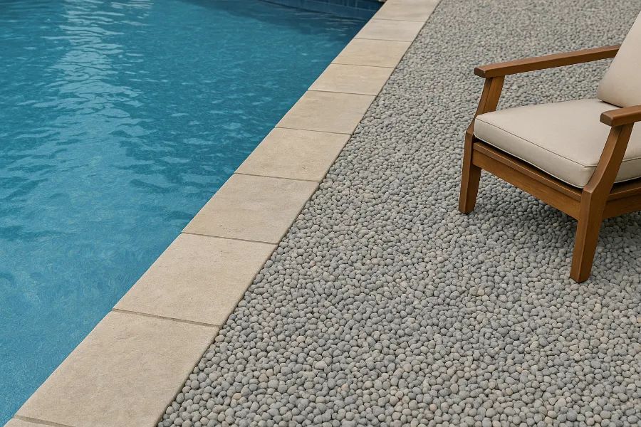 Install a Pea Gravel Patio 1