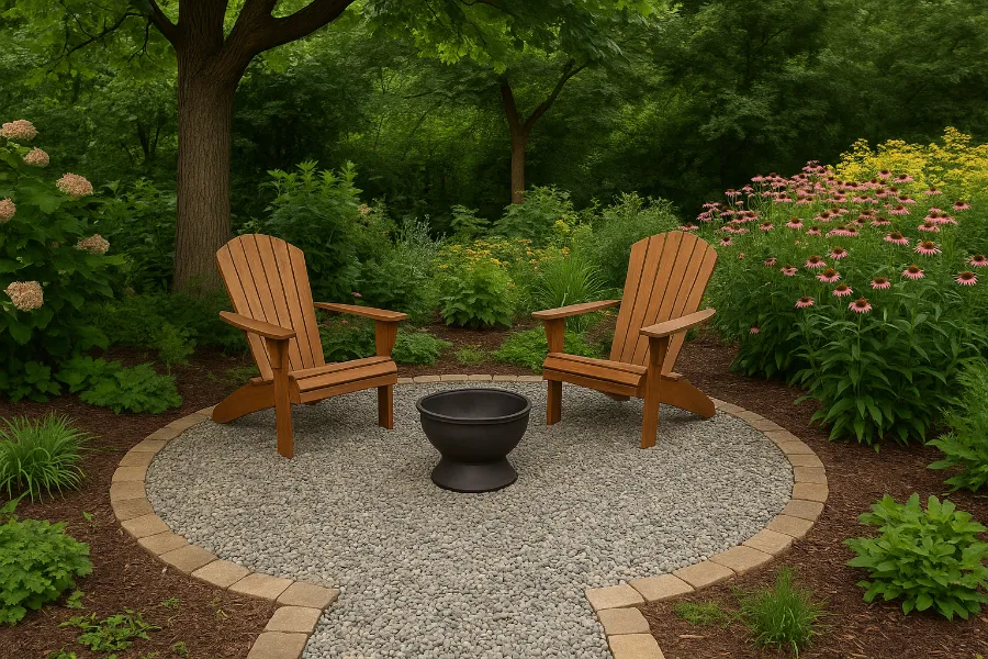 Install a Pea Gravel Patio 3