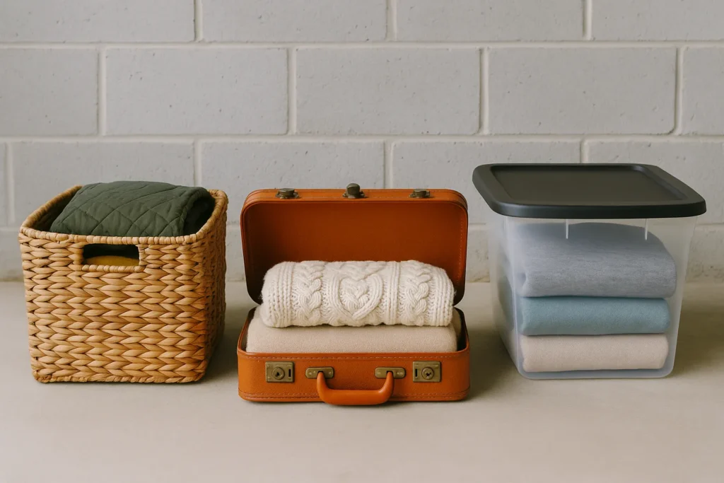 Organizing Seasonal Clothing in Storage Bins 3