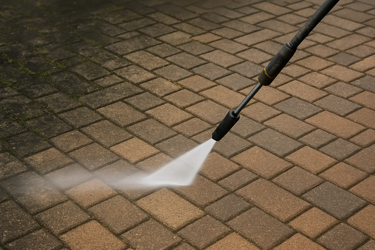 Power Washing Pavers The Right Way