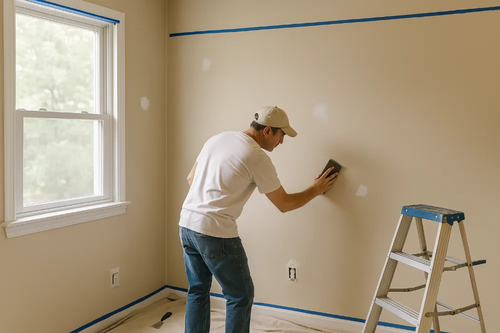 Prep Work Behind a Beautiful Bedroom 4