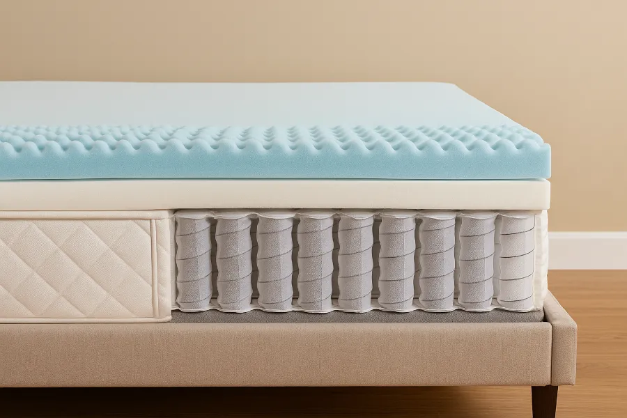 memory foam toppers for improving mattress feel 3