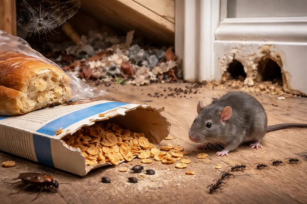 Call a professional as soon as you notice recurring signs to stop the infestation early.