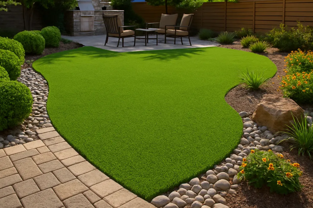 Designing a Water-Wise Outdoor Living Space with Artificial Turf