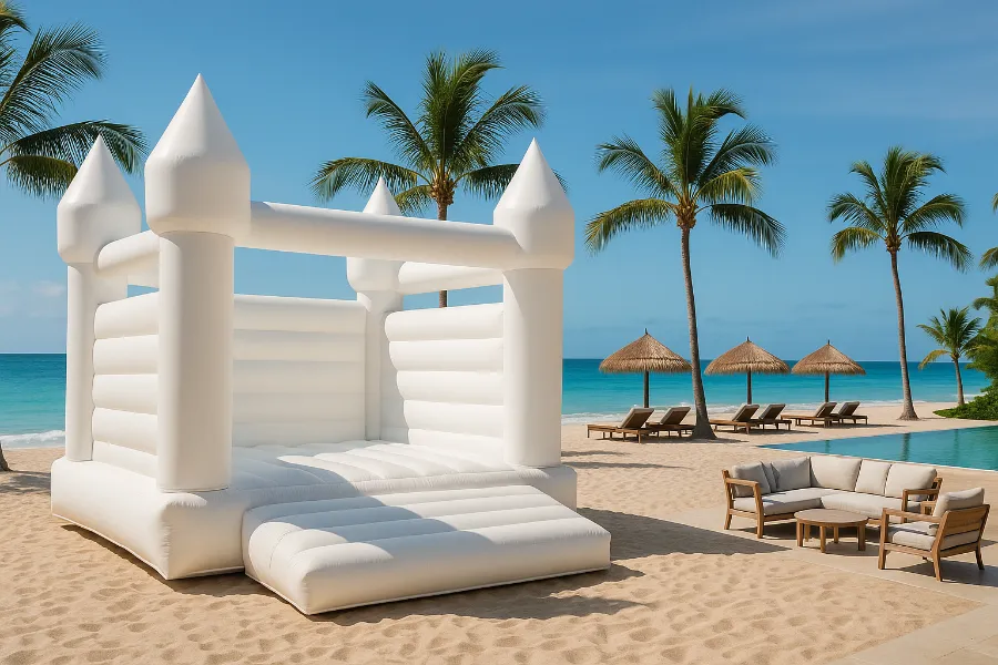 Hotels and Beach Clubs Using Custom Bouncy Houses