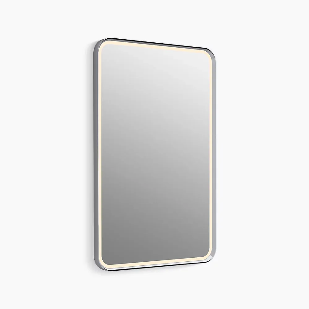 Kohler Essential Ultrabright 22 x 34 Rectangular Lighted Framed Mirror