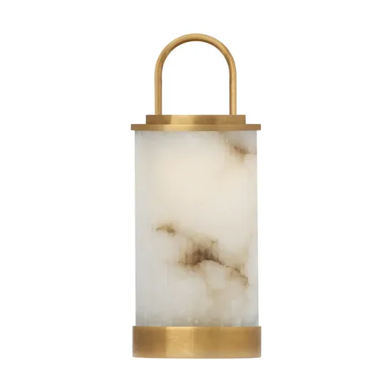 TAWA ALABASTER ACCENT RECHARGEABLE TABLE LAMP