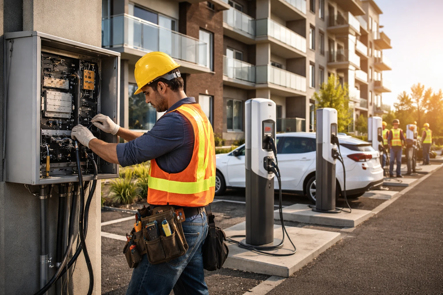 How A Reliable Electrical Contractor Can Offer EV Charging Infrastructure for New Buildings