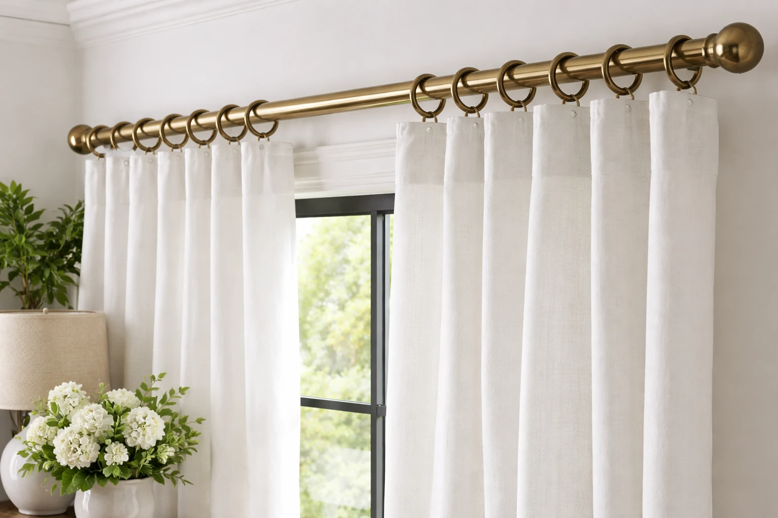 How to Use Curtain Rings Without Clips