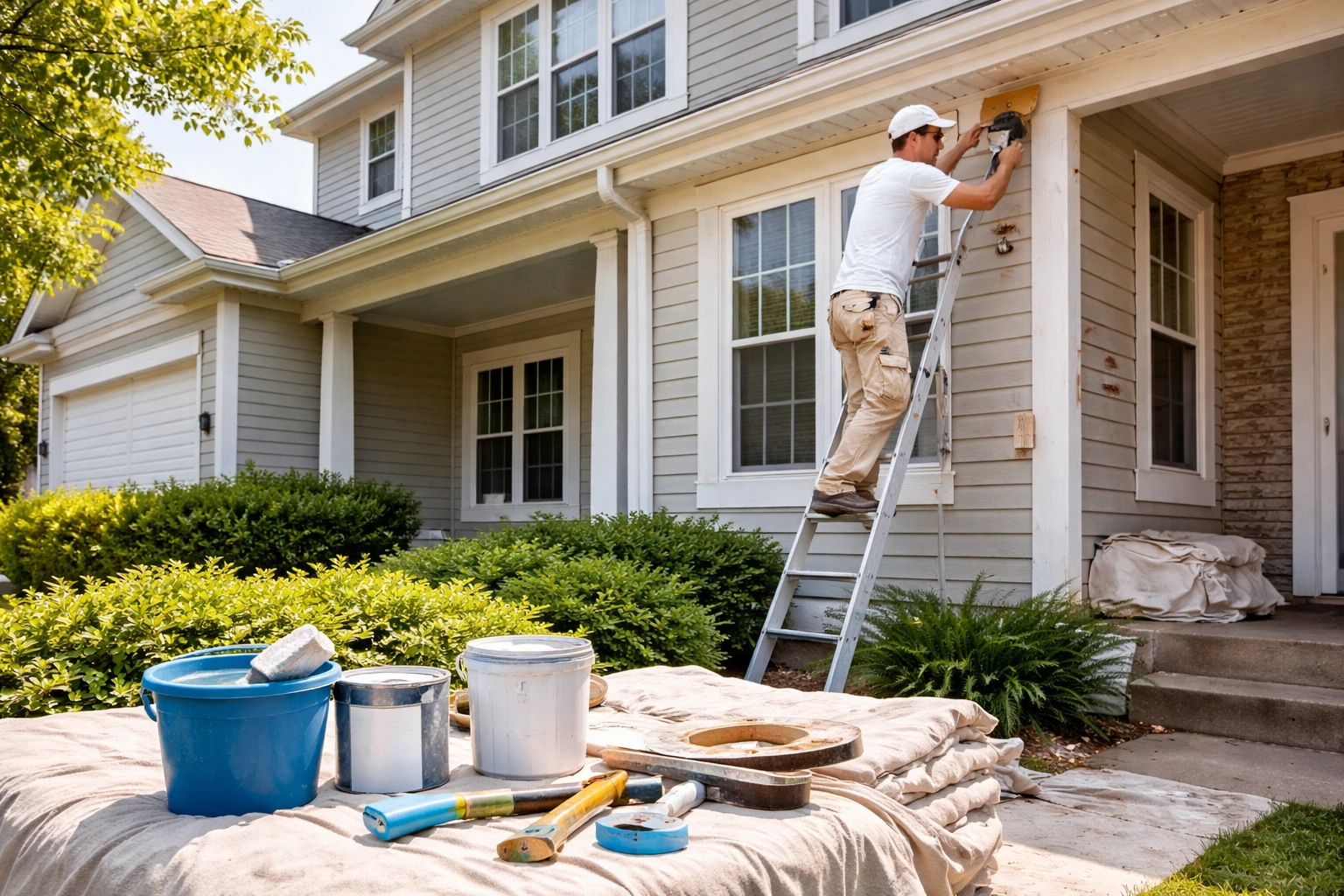 7 Simple Steps to Prepare Your Home for an Exterior Paint Job