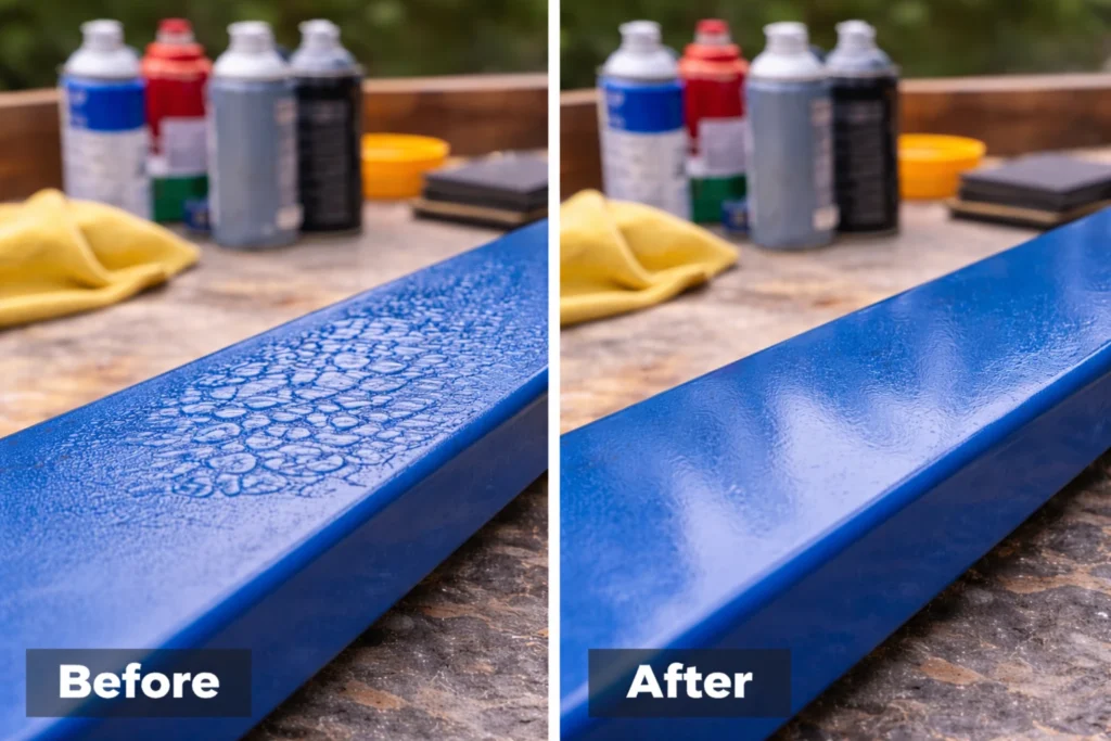 Can You Sand and Repaint Wrinkled Spray Paint 5