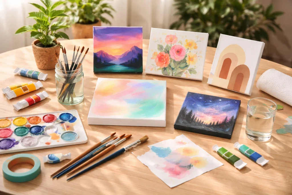 Easy DIY Painting Ideas for Beginners at Home 4