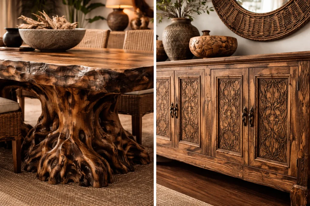 Exotic Home Furniture Made from Reclaimed Wood 4