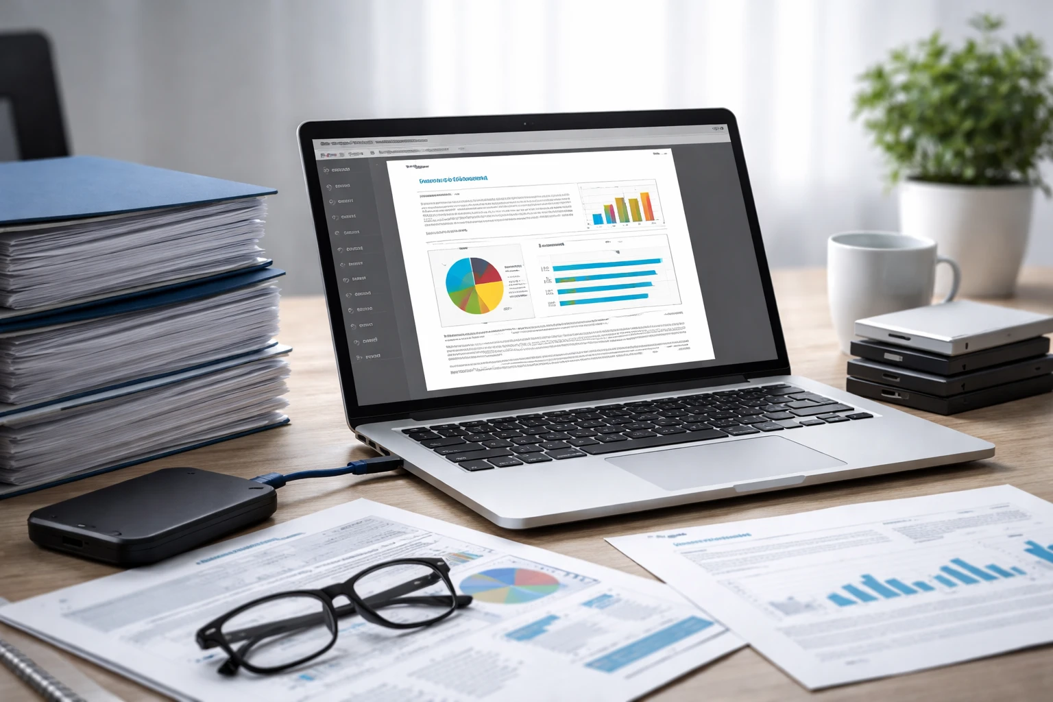 How to Archive Large PDF Reports Without Losing Text Quality