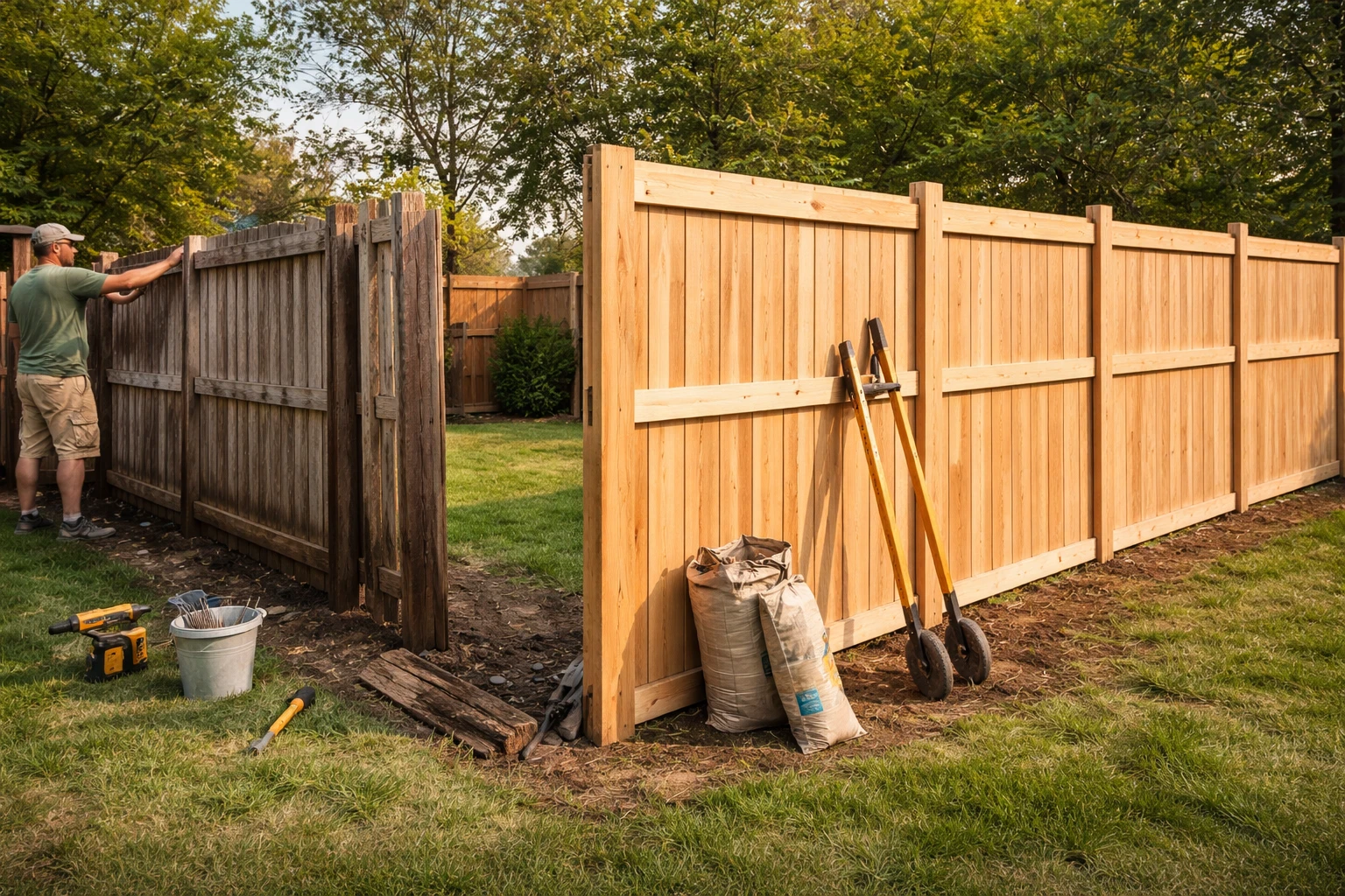 Is It More Cost-Effective To Repair Existing Sections Of An Older Fence Or Proceed With A Complete New Fence Installation