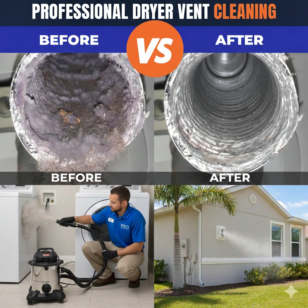 The Silent Fire Hazard Why Florida Homeowners Must Prioritize Dryer Vent Maintenance