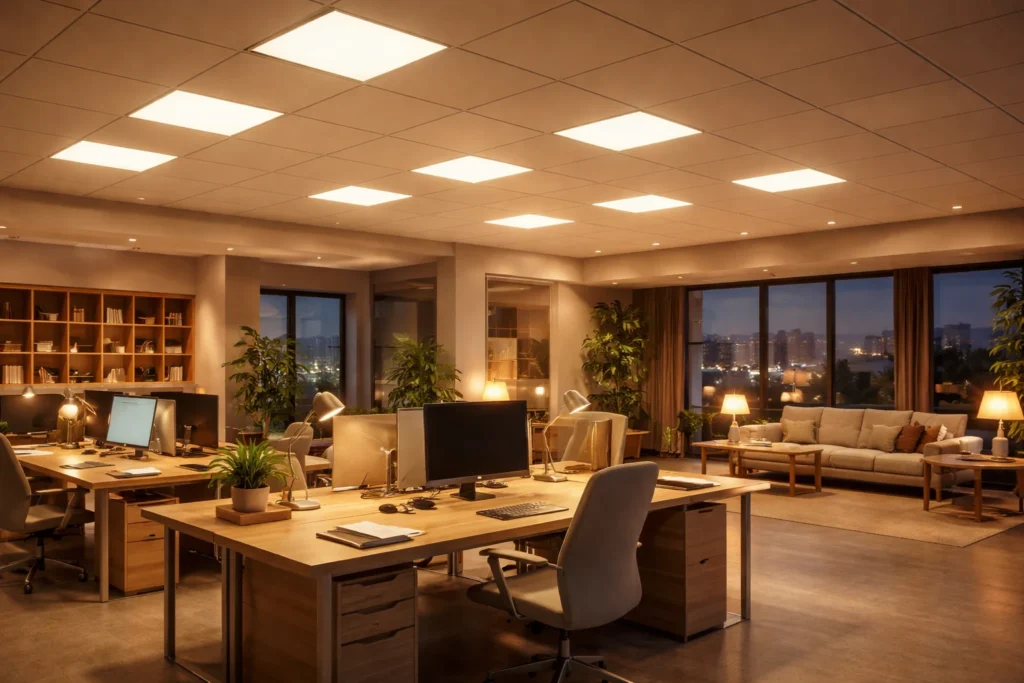 Warm Light Alternatives to Fluorescent Ceiling Lights 1