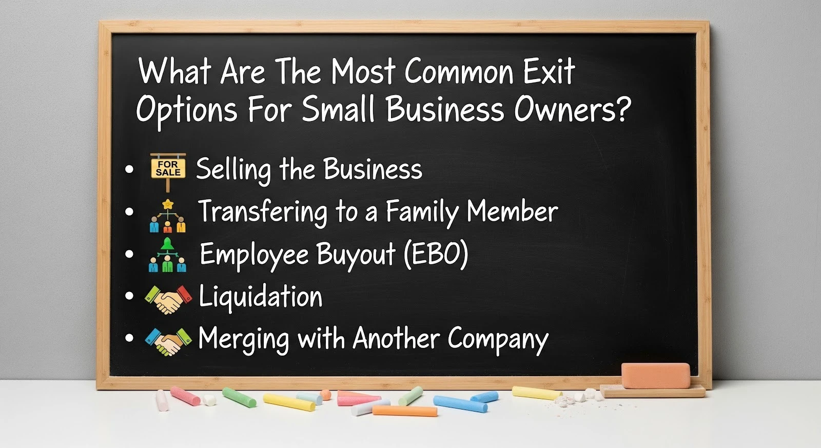What Are The Most Common Exit Options For Small Business Owners