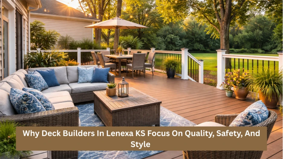 Why Deck Builders In Lenexa KS Focus On Quality, Safety, And Style