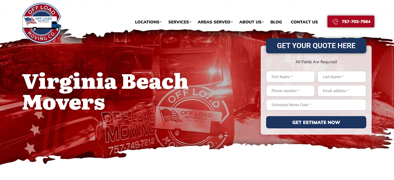 1) Off-Load Moving - Full-Service Relocation with Military-Grade Reliability