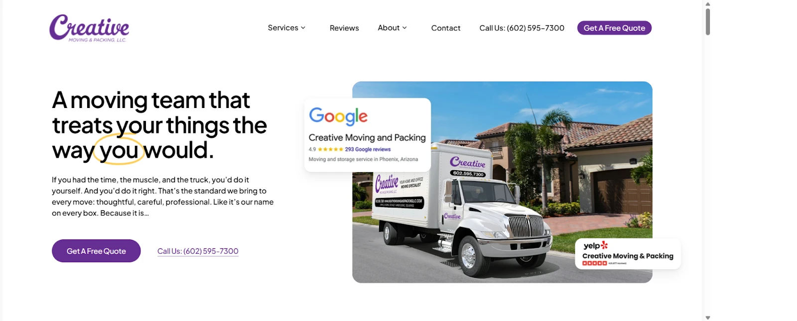 4) Creative Moving & Packing - Complimentary Estimates Without Obligation