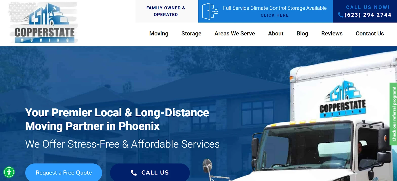 5) Copperstate Moving - Licensed Arizona and Interstate Operations