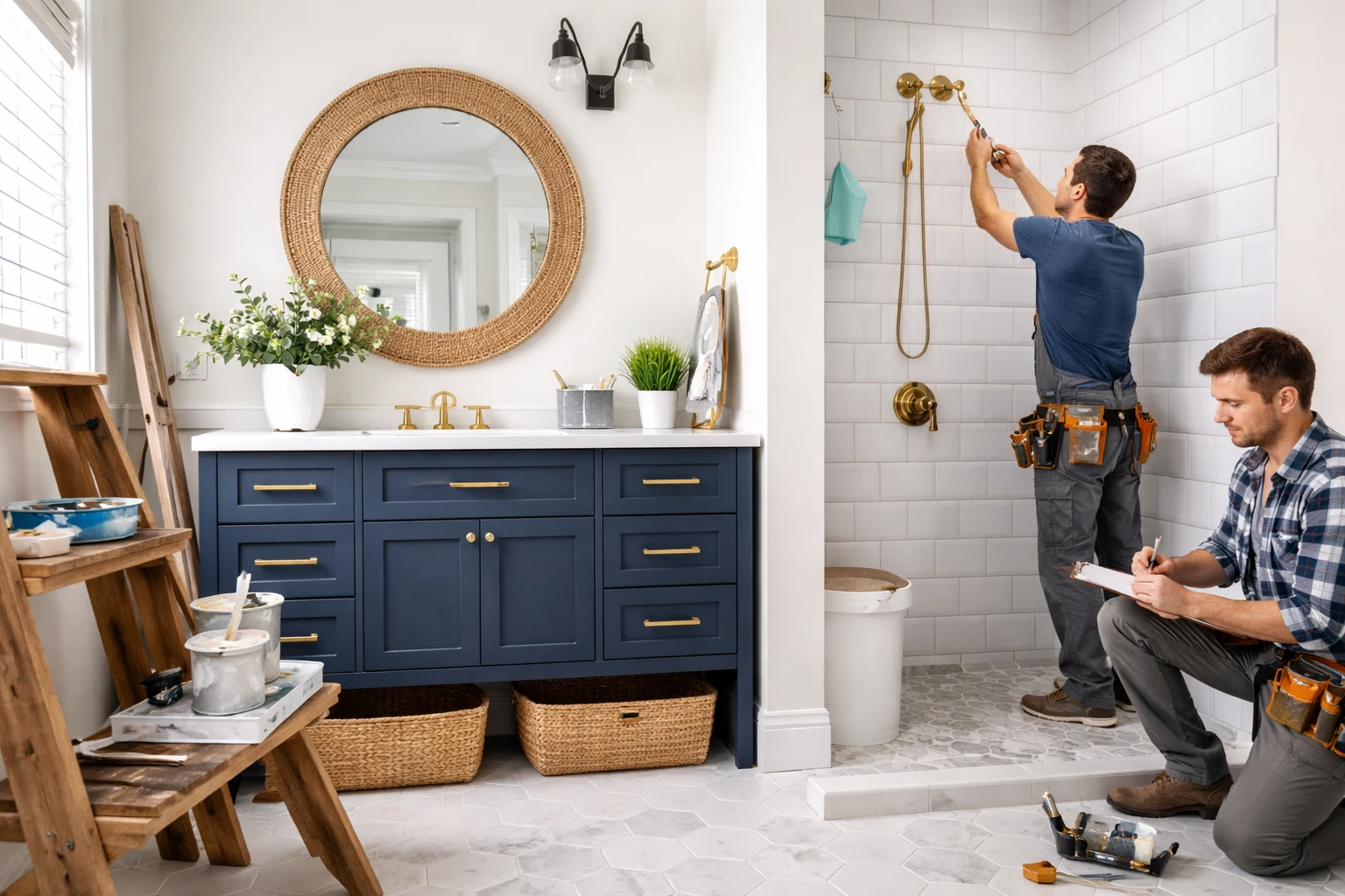 How to Mix DIY Charm and Professional Upgrades in Your Next Bathroom Remodel