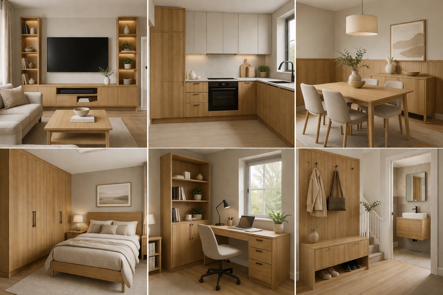 How to Use Oak Veneered MDF in Every Room of Your Home