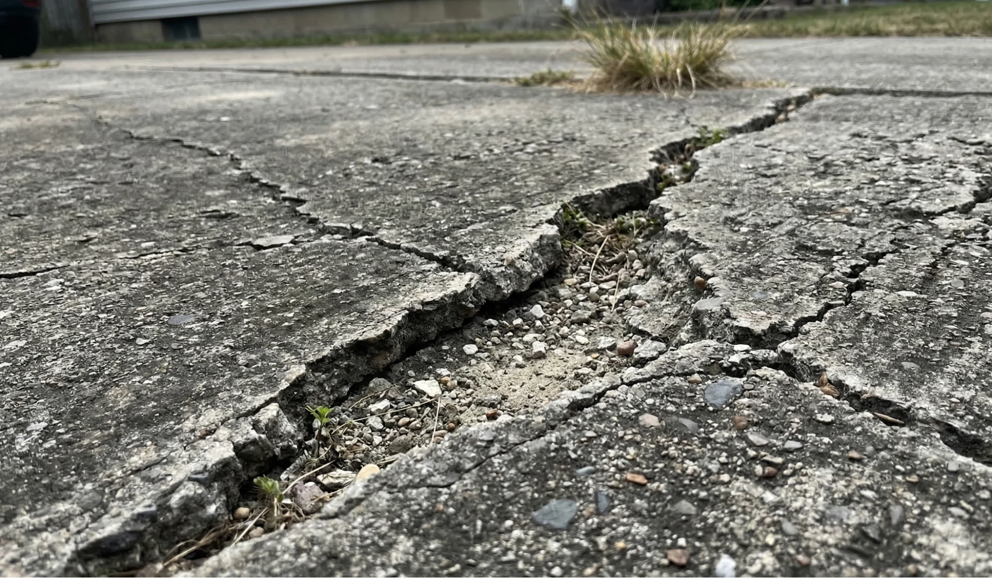 Large or Widespread Cracking