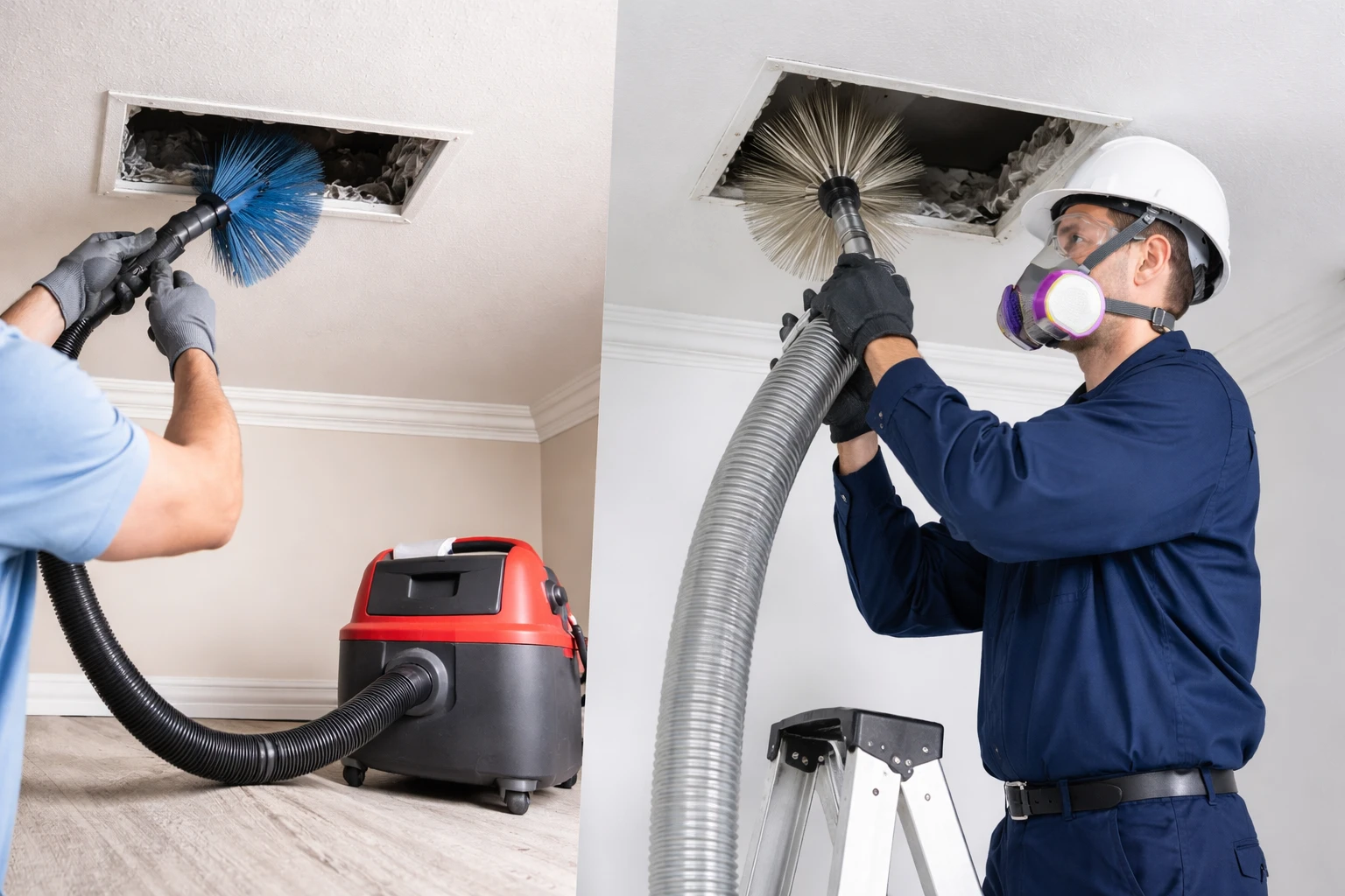 One Stop Air Conditioning Solutions, Pros and Cons of Duct Cleaning DIY Versus Professionals