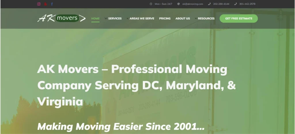Top 7 Moving Companies in Washington 6