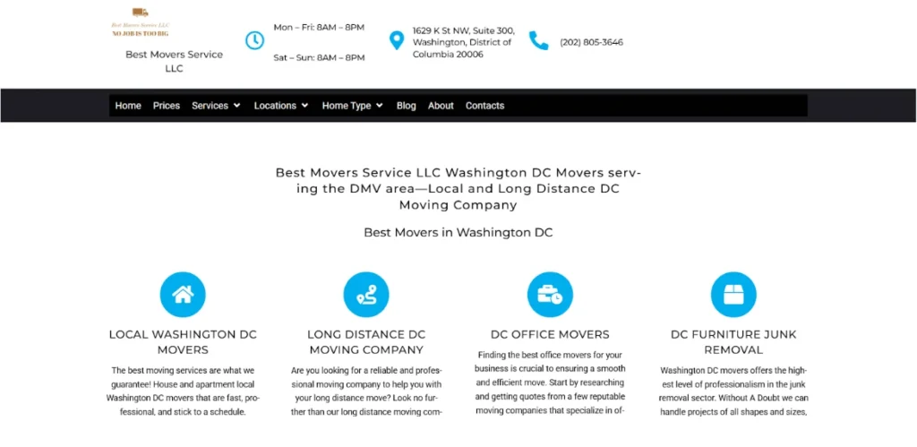 Top 7 Moving Companies in Washington 7
