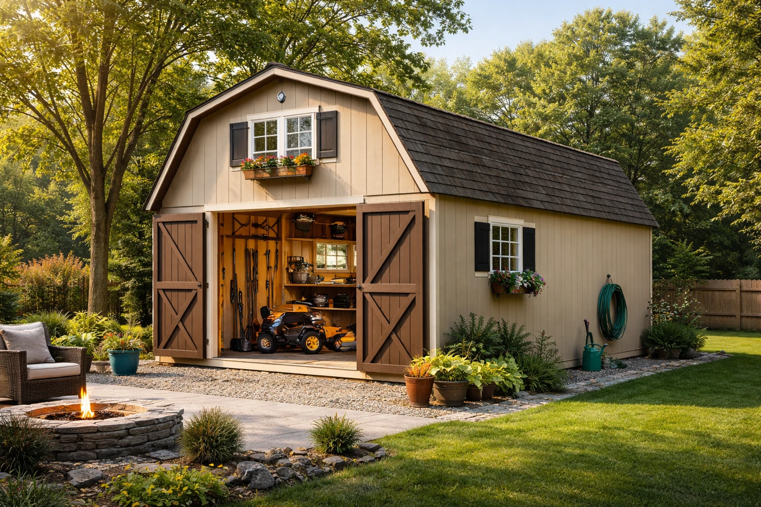 Why Lofted Barn Sheds Are the Most Versatile Backyard Storage Solution