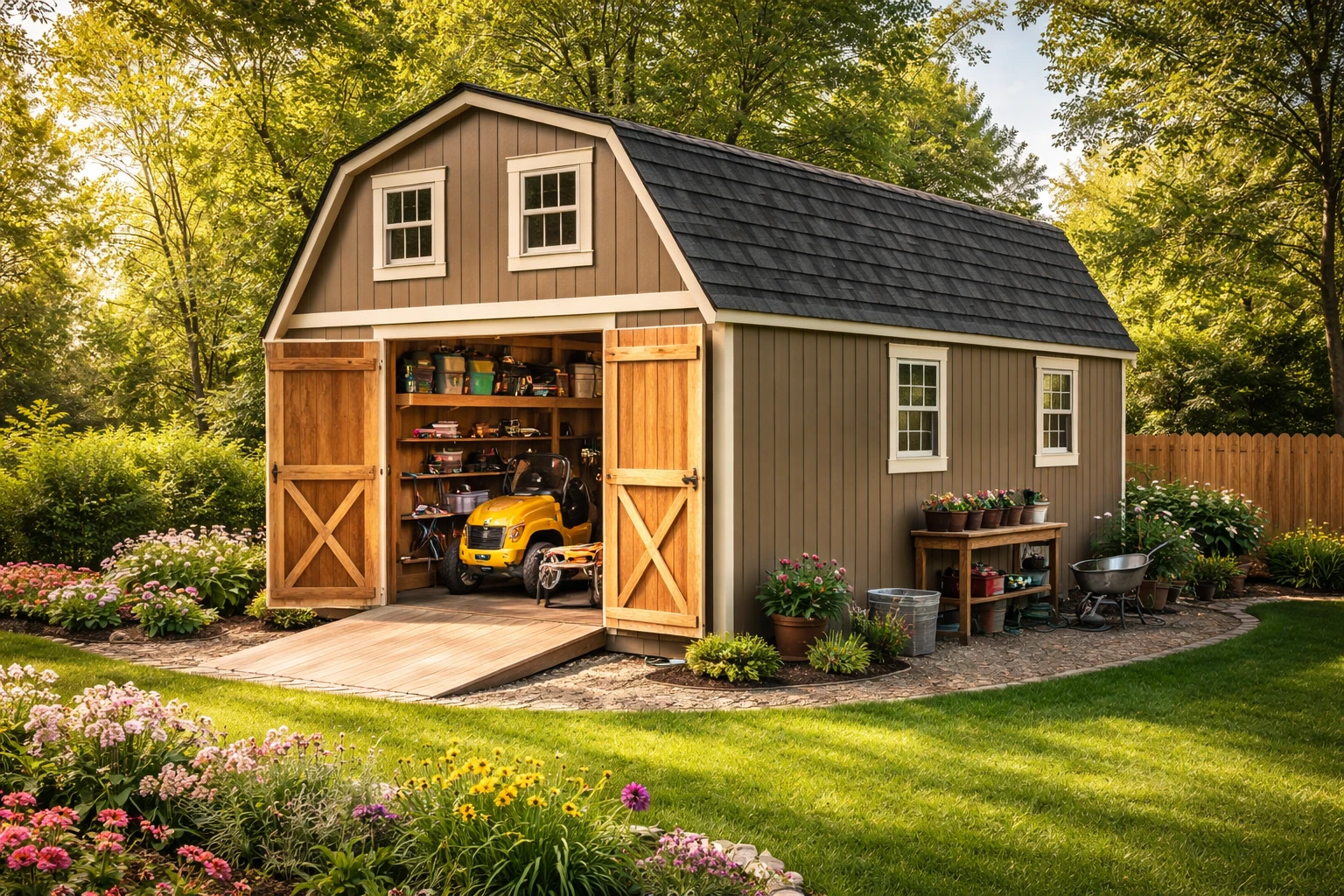 Why Lofted Barn Sheds Are the Most Versatile Backyard Storage Solution
