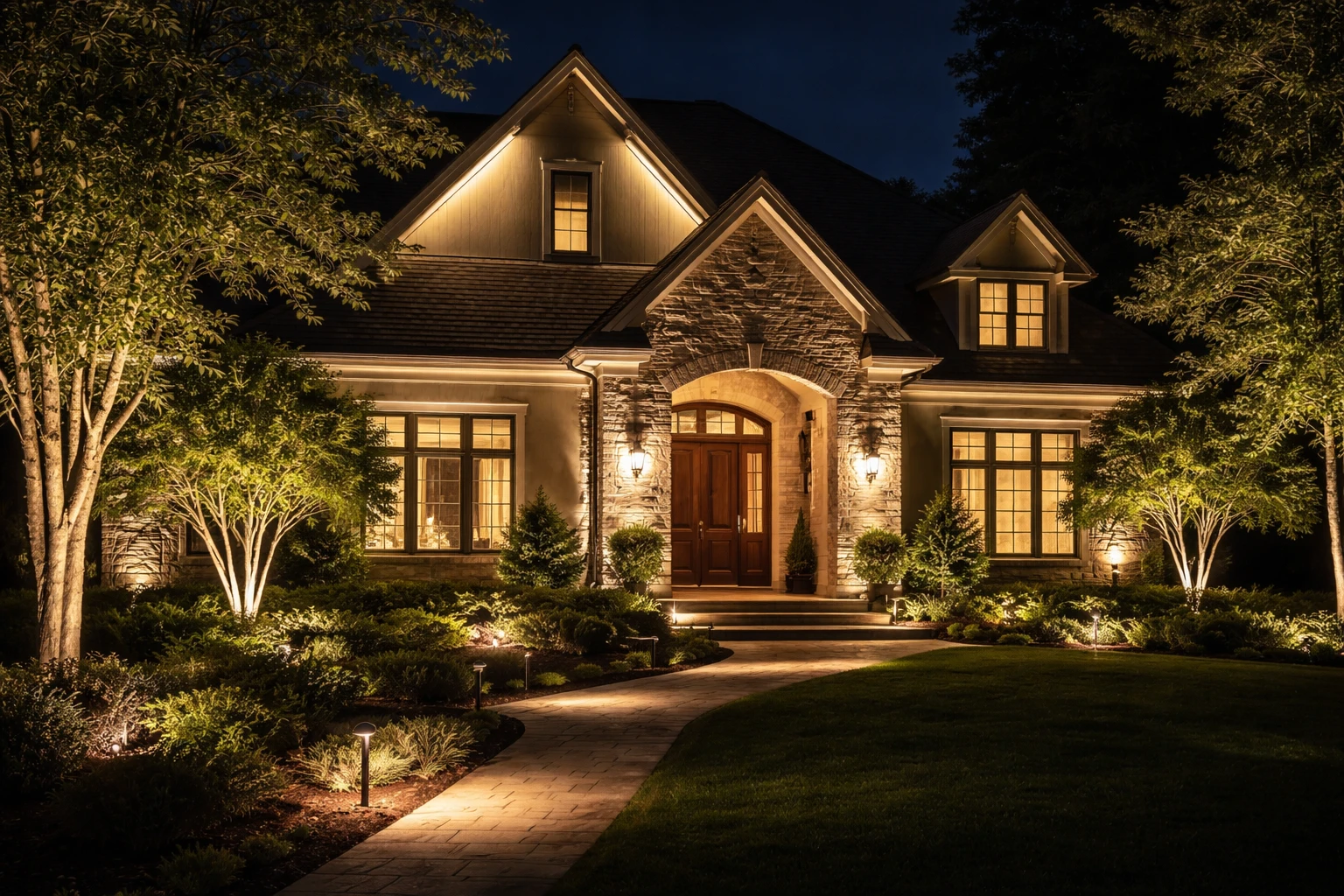 Why Some Homes Look Better Lit at Night Than Others