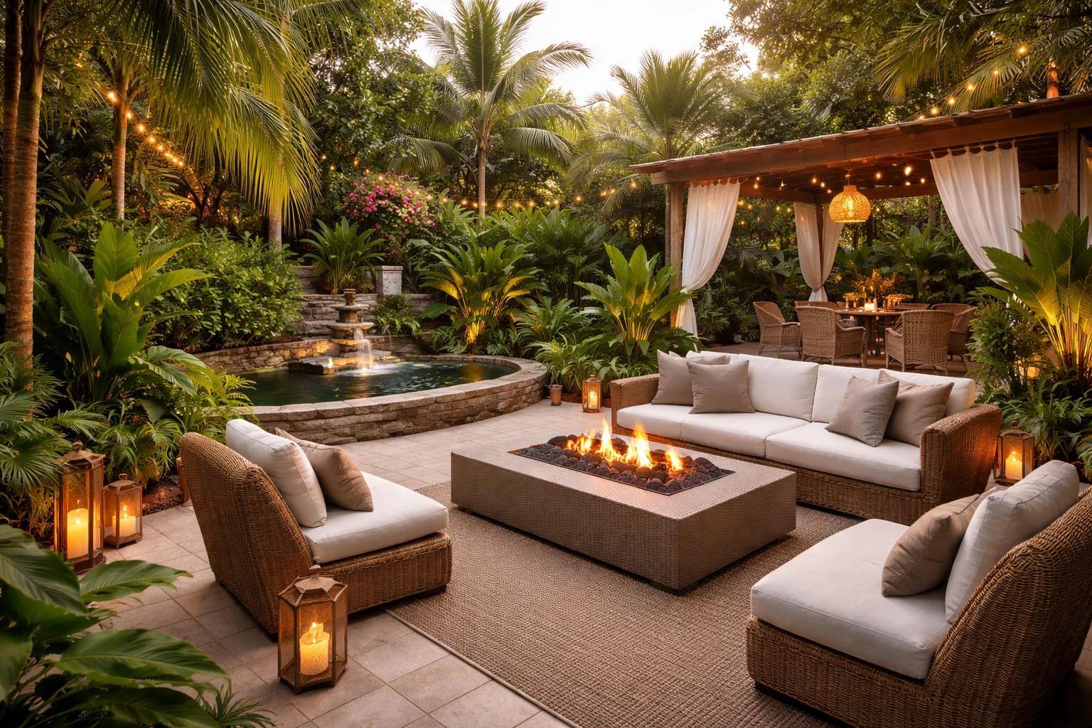 5 Ways to Give Your Backyard a Tropical Luxury Villa Makeover