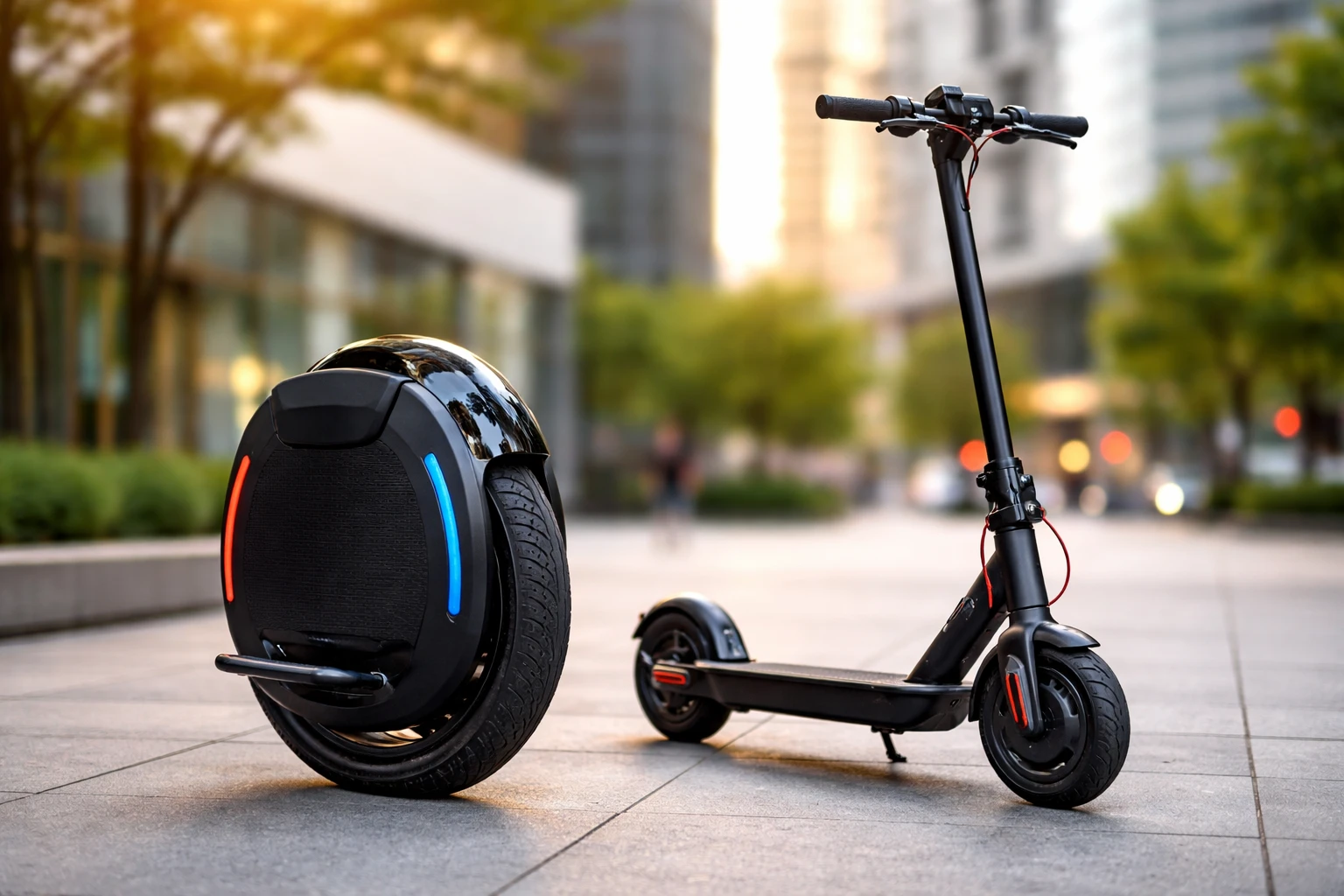 Electric Unicycles vs Electric Scooters