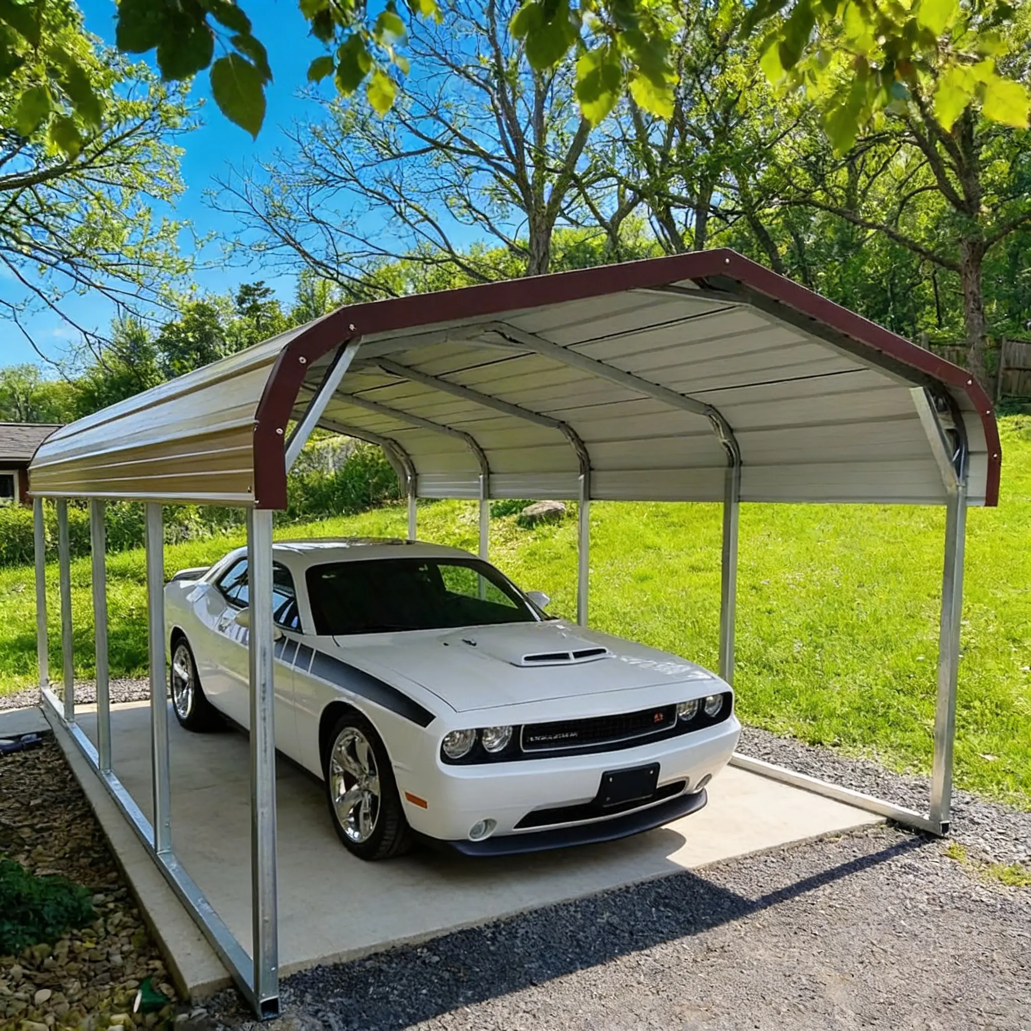 How to Make a Metal Carport Look Beautiful and Complement Your Home 2