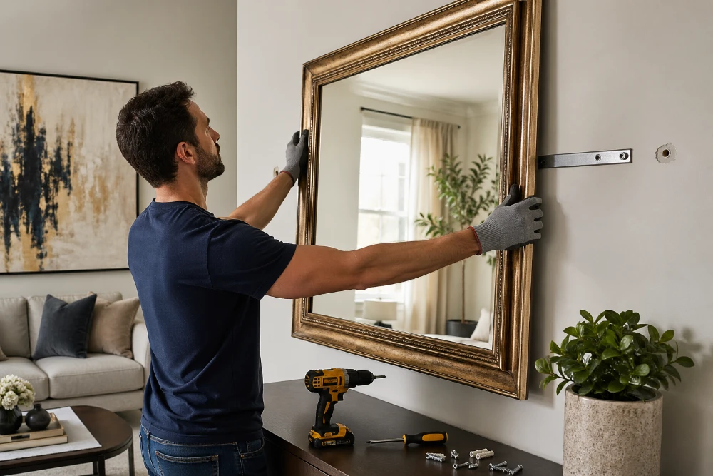 How to Safely Hang Heavy Wall Art and Oversized Mirrors in Your Home