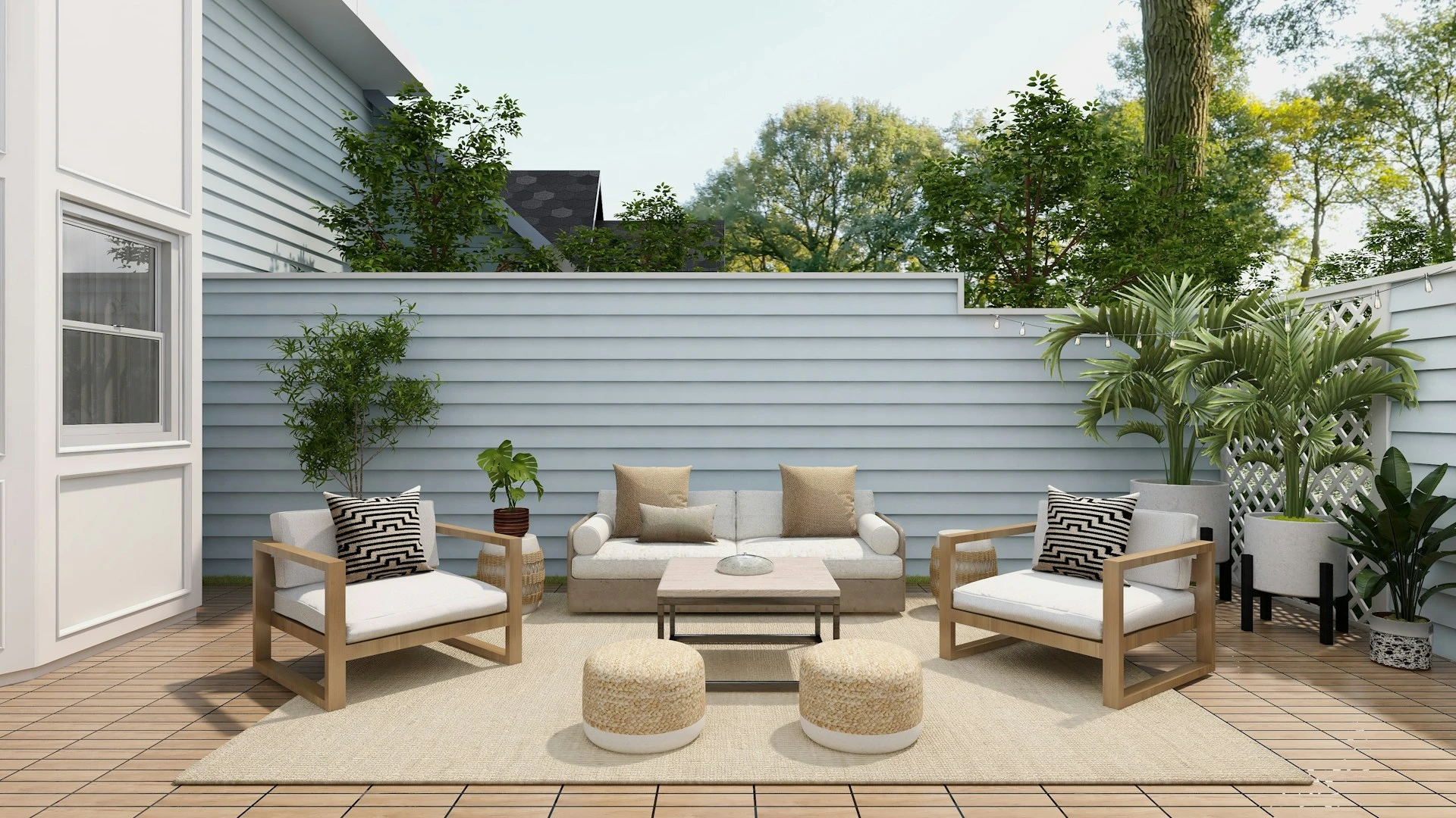 Incorporate Proper Shades into the Outdoor Design