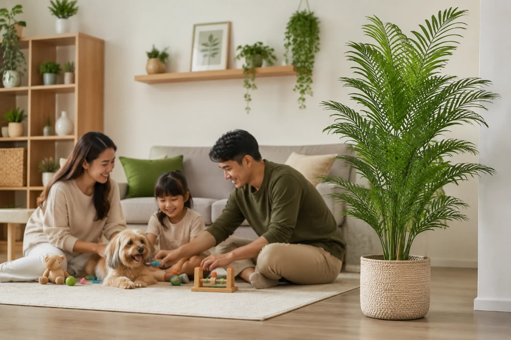 How Artificial Plants Can Be a Safe and Stylish Choice for Families with Pets and Children