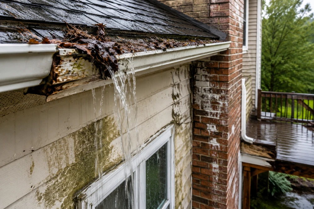 How Clogged or Damaged Gutters Can Cause Serious Exterior Water Damage