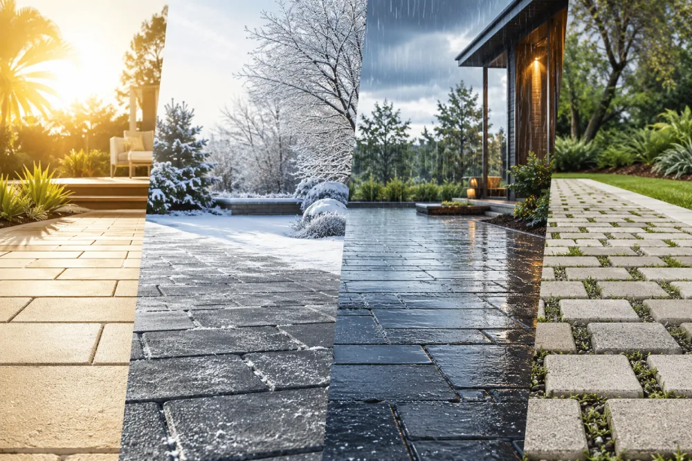 How to Choose the Right Outdoor Pavers for Your Climate